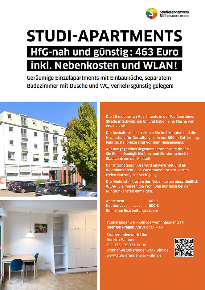 Mach deins draus! Zimmer im Wohnhaus Weißensteinerstraße, Schwäbisch Gmünd