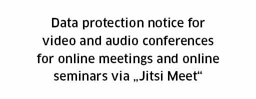 Data protection Jitsi Meet